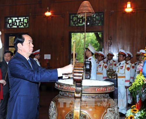 Президент СРВ Чан Дай Куанг посетил провинцию Нгеан